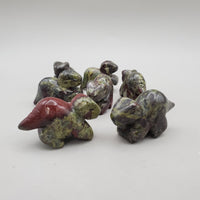Dragon's Blood Jasper Dino Carving