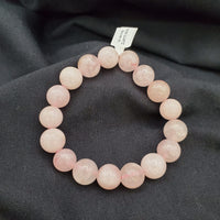 {Grade A} Rose Quartz Bracelet (10mm Round beads)
