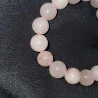 {Grade A} Rose Quartz Bracelet (10mm Round beads)