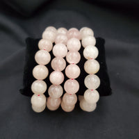 {Grade A} Rose Quartz Bracelet (10mm Round beads)