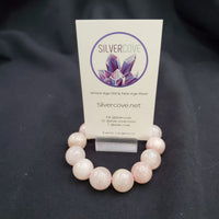 {Grade A} Rose Quartz Bracelet (14mm Round beads)