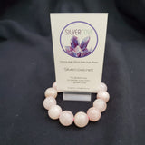{Grade A} Rose Quartz Bracelet (14mm Round beads)