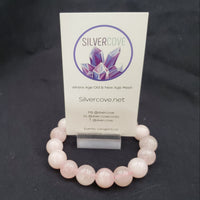 {Grade A} Rose Quartz Bracelet (10mm Round beads)