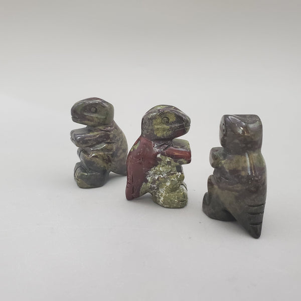 Dragon's Blood Jasper Dino Carving