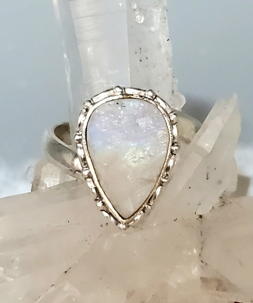 Moonstone in Sterling Silver Ring