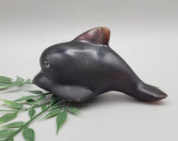 Indonesian Amber, Dolphin Carving