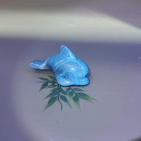 Indonesian Amber, Dolphin Carving