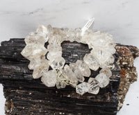 Diamond Quartz Sterling Silver Necklace
