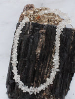 Diamond Quartz Sterling Silver Necklace