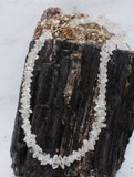 Diamond Quartz Sterling Silver Necklace