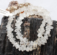 Diamond Quartz Sterling Silver Necklace