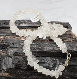 Diamond Quartz Sterling Silver Necklace
