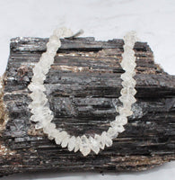 Diamond Quartz Sterling Silver Necklace