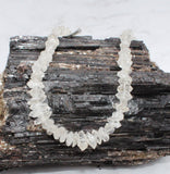 Diamond Quartz Sterling Silver Necklace