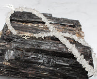 Diamond Quartz Sterling Silver Necklace