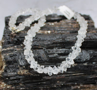 Diamond Quartz Sterling Silver Necklace