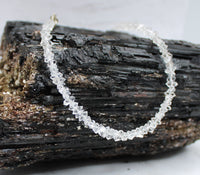 Diamond Quartz Sterling Silver Necklace