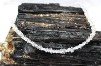 Diamond Quartz Sterling Silver Necklace