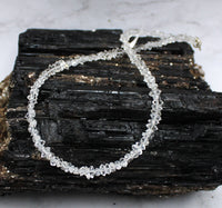 Diamond Quartz Sterling Silver Necklace