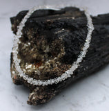 Diamond Quartz Sterling Silver Necklace