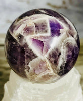 Chevron Amethyst Sphere