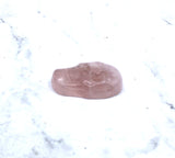 Rose Quartz Skull Carving