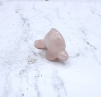 Rose Quartz Dolphin Carving