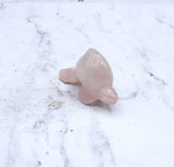 Rose Quartz Dolphin Carving