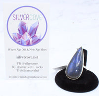 Large Stone Labradorite Ring (Size 9.5)