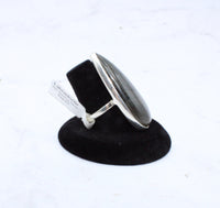 Large Stone Labradorite Ring (Size 9.5)