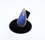 Large Stone Labradorite Ring (Size 9.5)