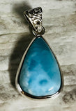 Larimar Pendant (Sterling Silver)