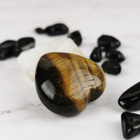 Tiger Eye Heart