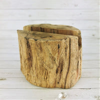 Natural Wood Plate Stands, 8-10cm