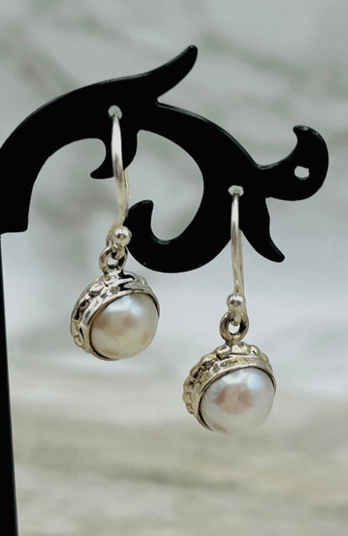 Genuine Pearl Earrings