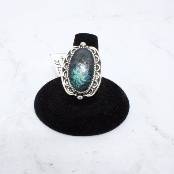 Tibetan Turquoise Ring Size 9.5