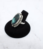 Tibetan Turquoise Ring Size 9.5