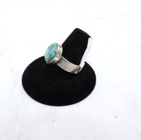 Tibetan Turquoise Ring Size 9