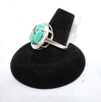 Tibetan Turquoise Ring Size 8.75