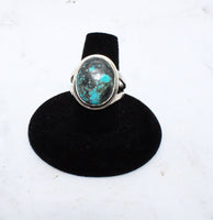 Iranian Turquoise Ring, Size 8.75