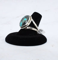 Iranian Turquoise Ring, Size 8.75