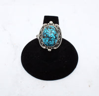 Iranian Turquoise Ring, Size 7