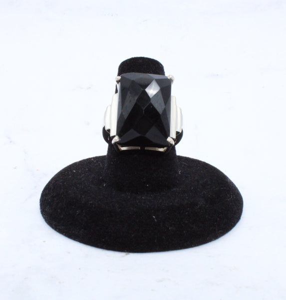 Black Onyx Ring (Size 7.5)