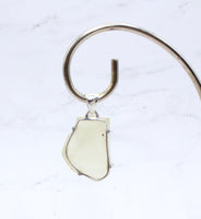 Libyan Gold Tektite Sterling Silver Pendant
