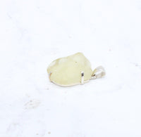 Libyan Gold Tektite Sterling Silver Pendant