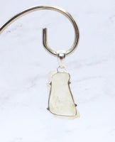 Libyan Gold Tektite Sterling Silver Pendant