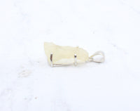 Libyan Gold Tektite Sterling Silver Pendant