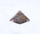 Mini Garnet Orgonite Pyramids