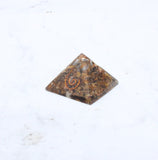 Mini Tigers Eye Orgonite Pyramids