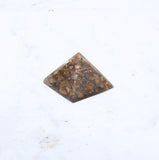 Mini Tigers Eye Orgonite Pyramids